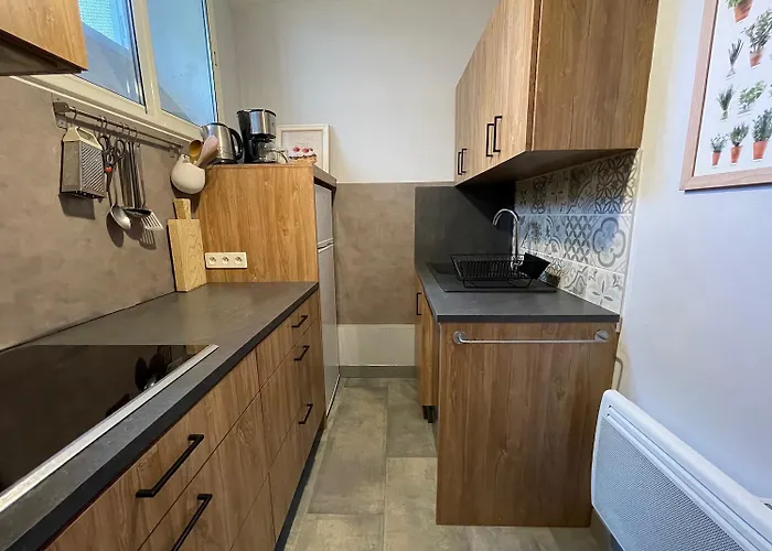 アパート T2 Avec Jardin, 4 Pers, Coeur De Village *